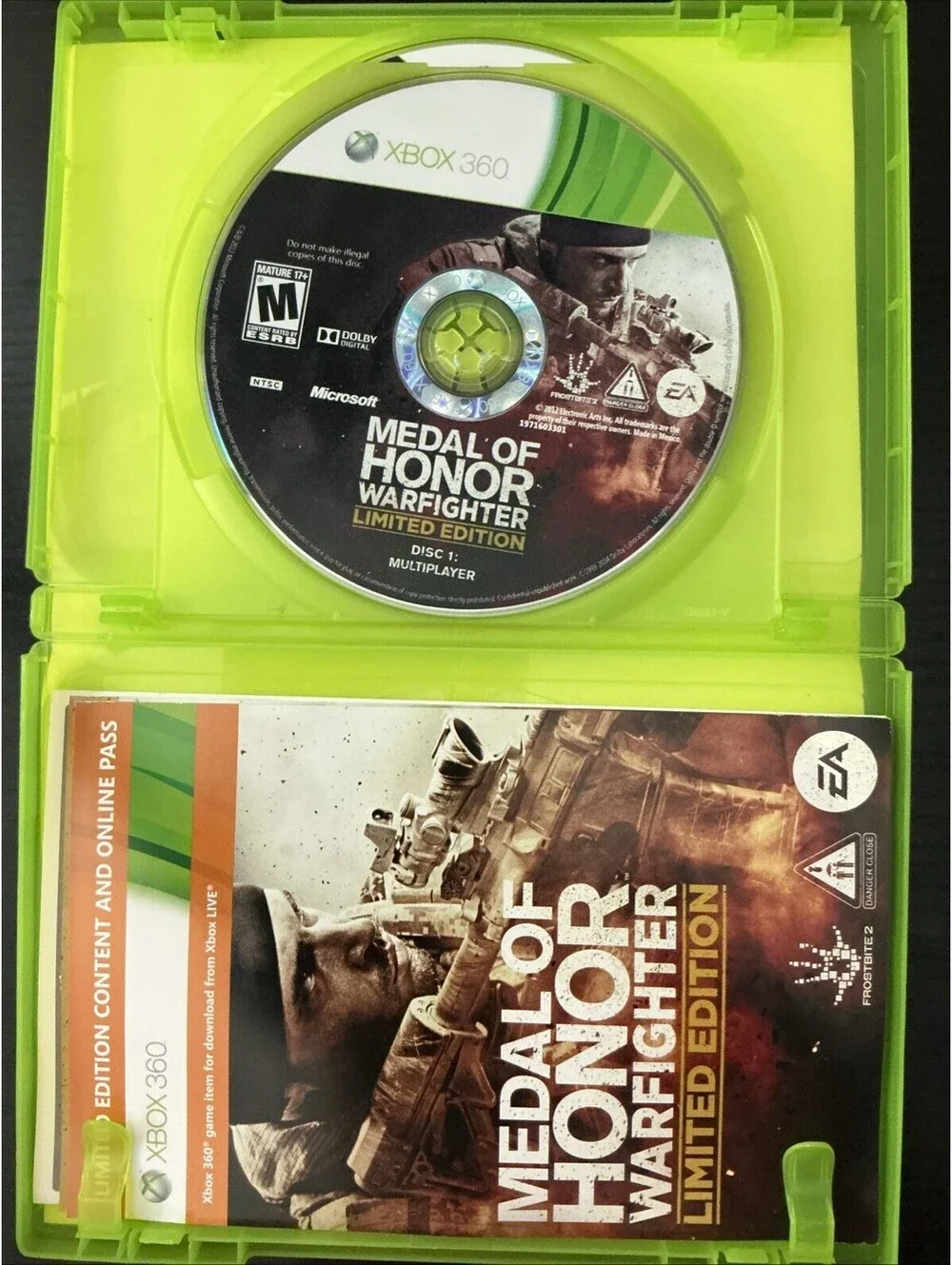 Medal of Honor: Warfighter -- Limited Edition (Microsoft Xbox 360) - CIB - Teste